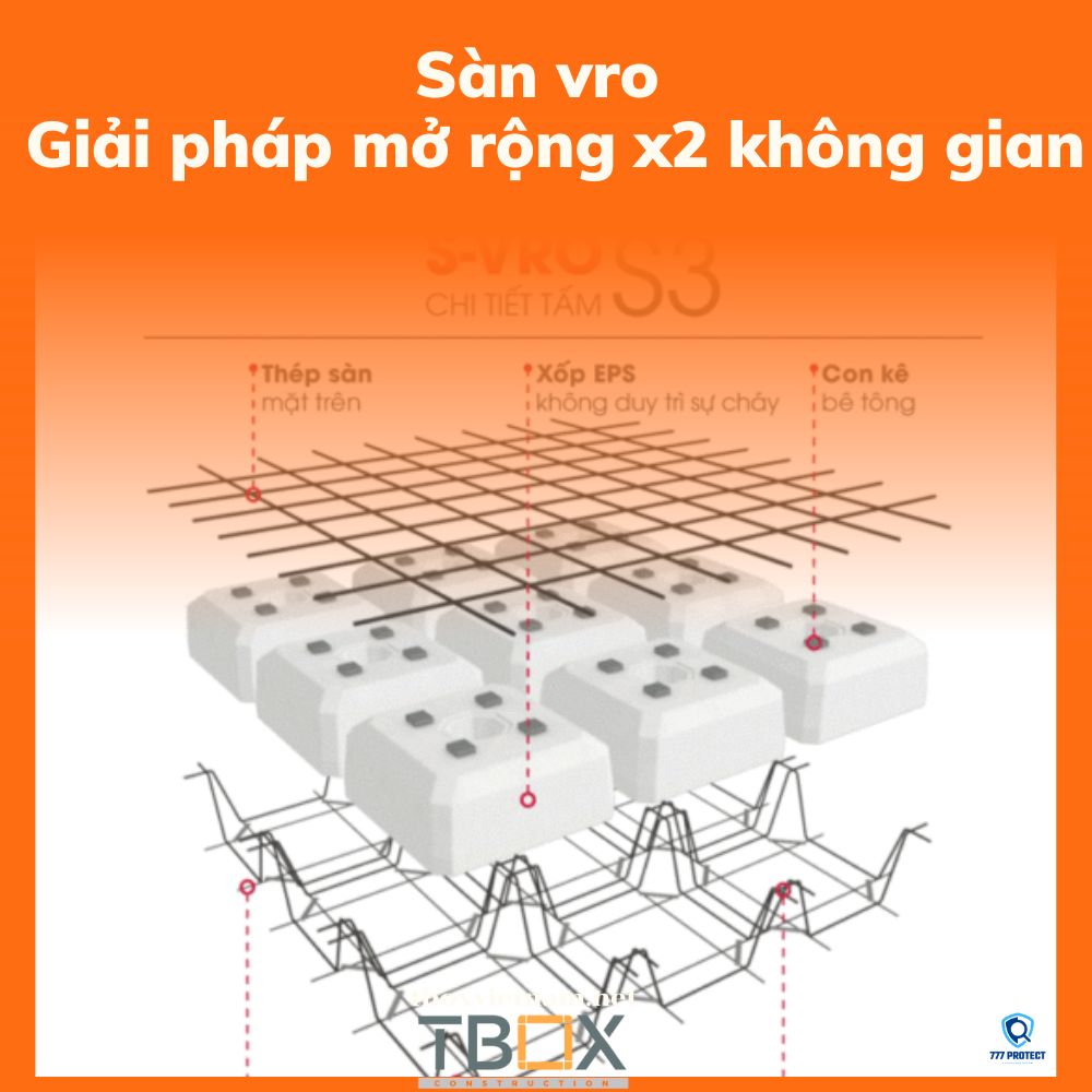 Sàn vro – Giải pháp mở rộng x2 không gian
