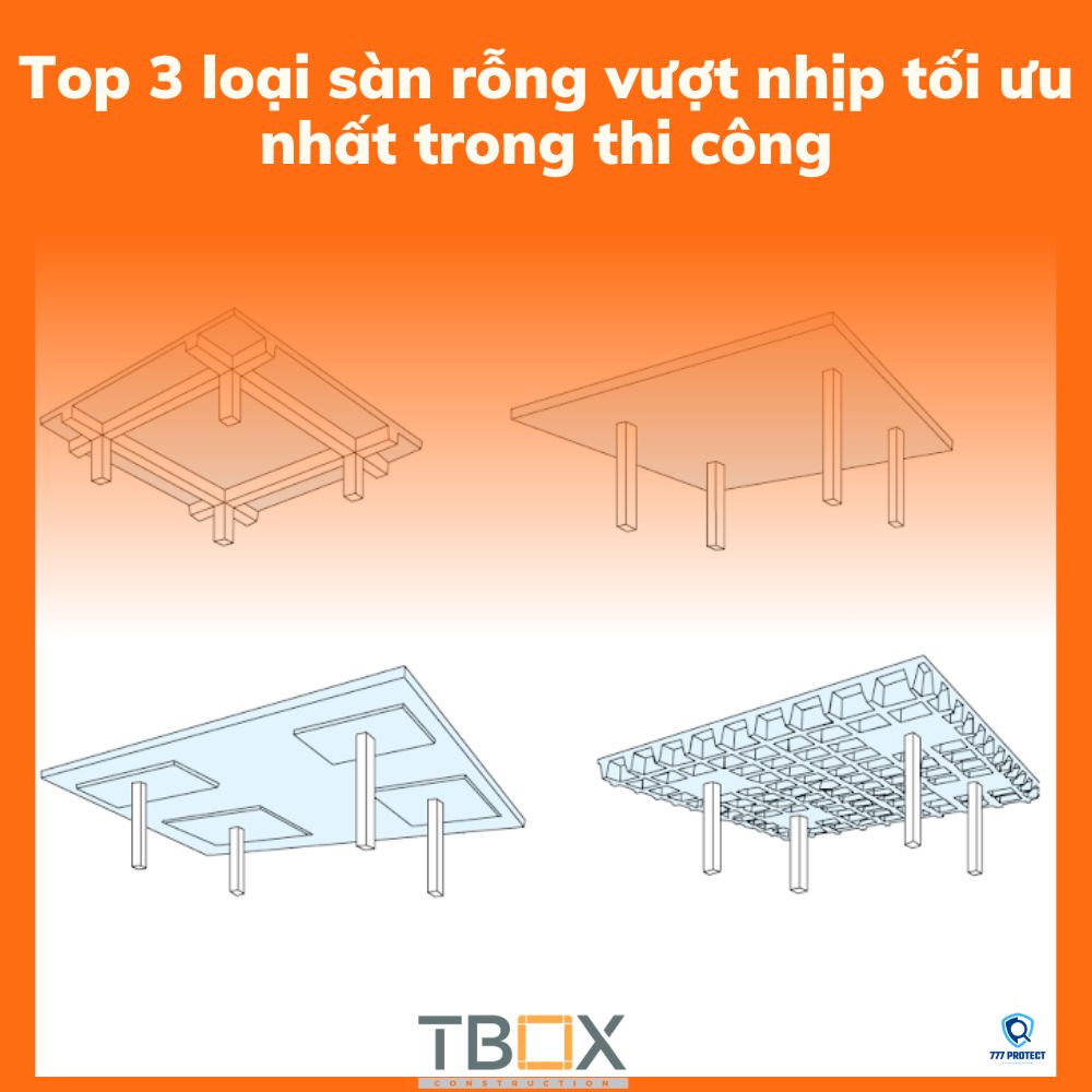 Top 3 loại sàn rỗng vượt nhịp tối ưu nhất trong thi công
